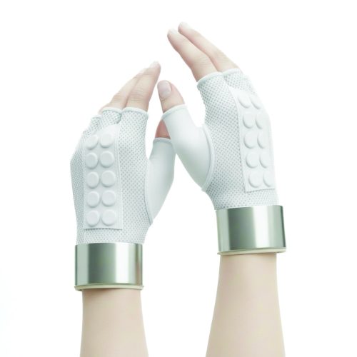 create visually clean rendering like@1 but for the hand piece, same colour like@1